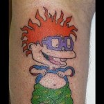 Cartoon characters Tattoo