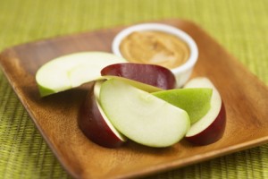 Apple slices with Almond Butter
